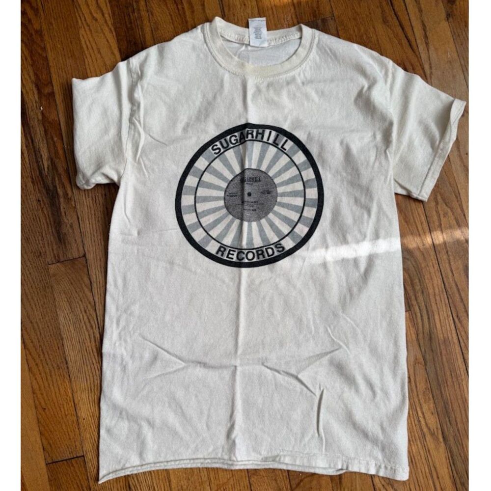 Sugar Hill Records Graphic T Shirt Medium Gildan 100% Cotton